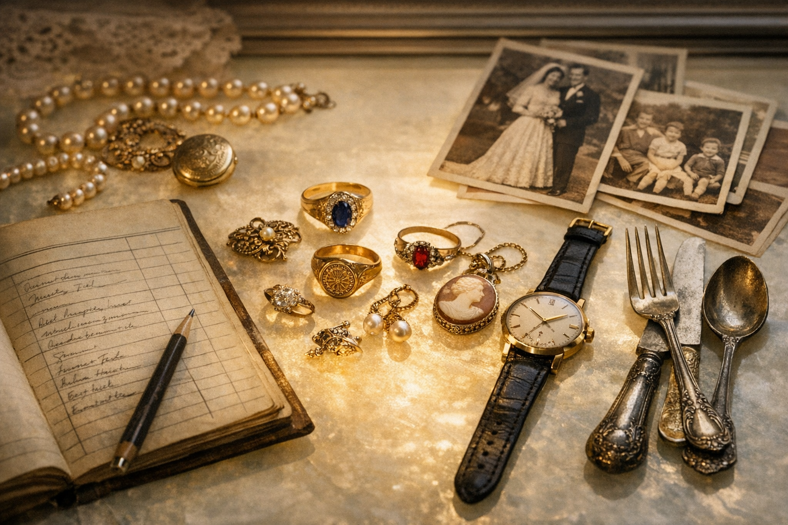 Bijoux de famille: estimer ses trésors du quotidien