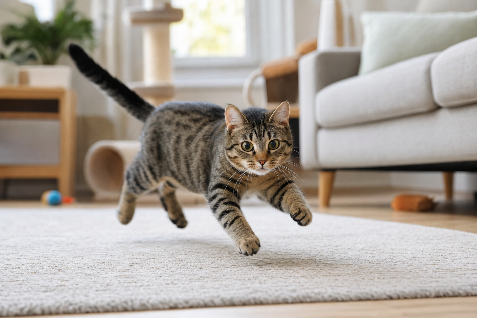 Un chat foufou peut s’apaiser avec des repères adaptés