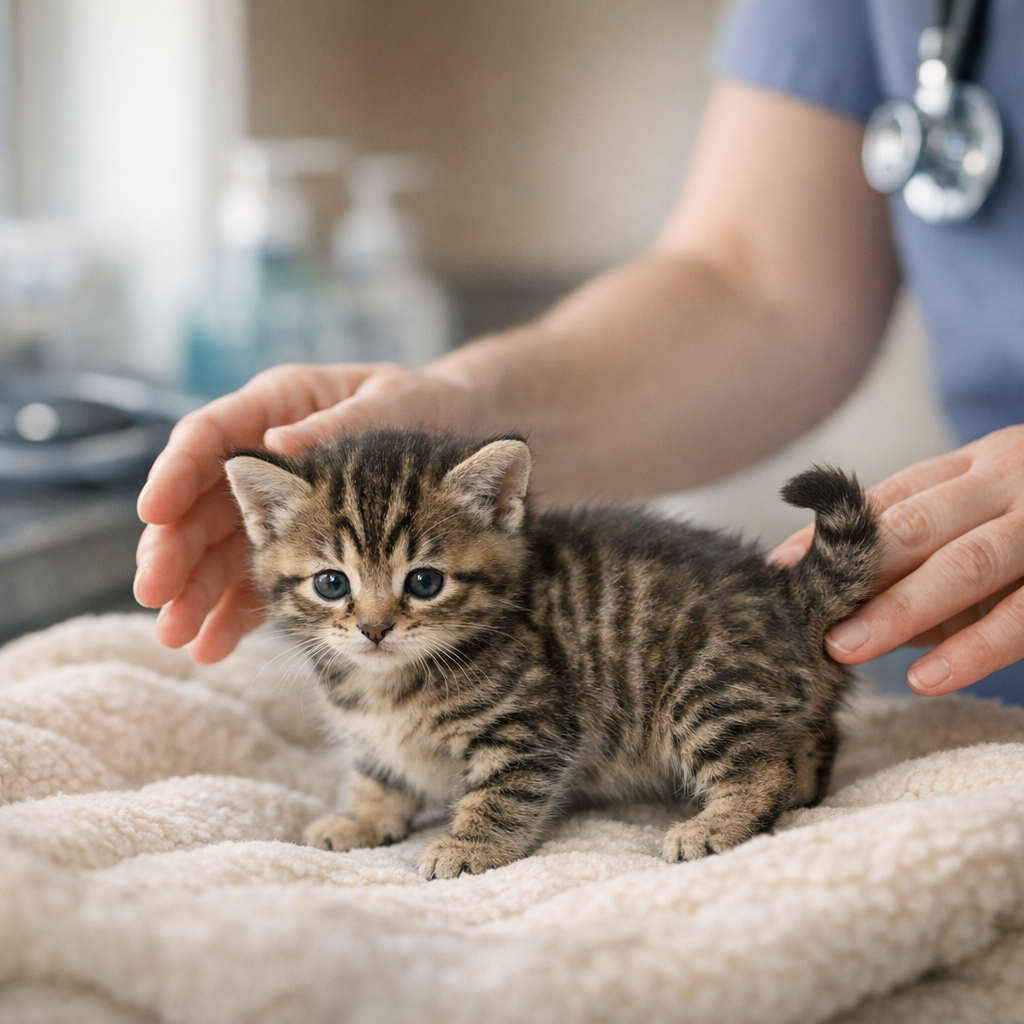 Pourquoi un chaton a-t-il la Queue tordue à la naissance ?