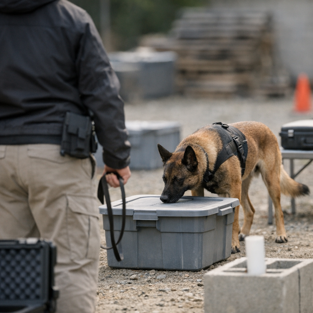 À quoi servent les chiens cynophiles dans les Brigades ?