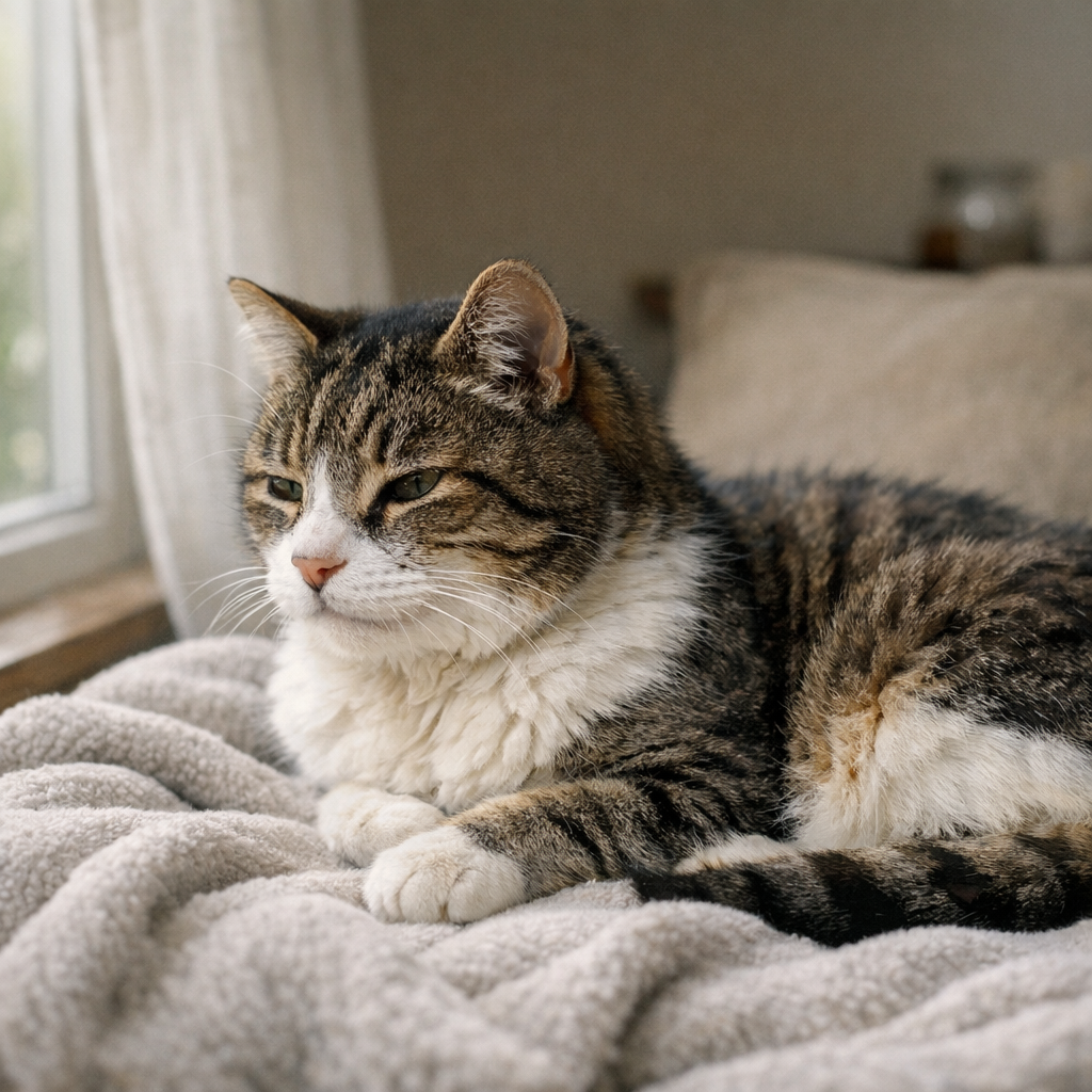 Le Comportement d’un Chat mourant révèle des signes à comprendre