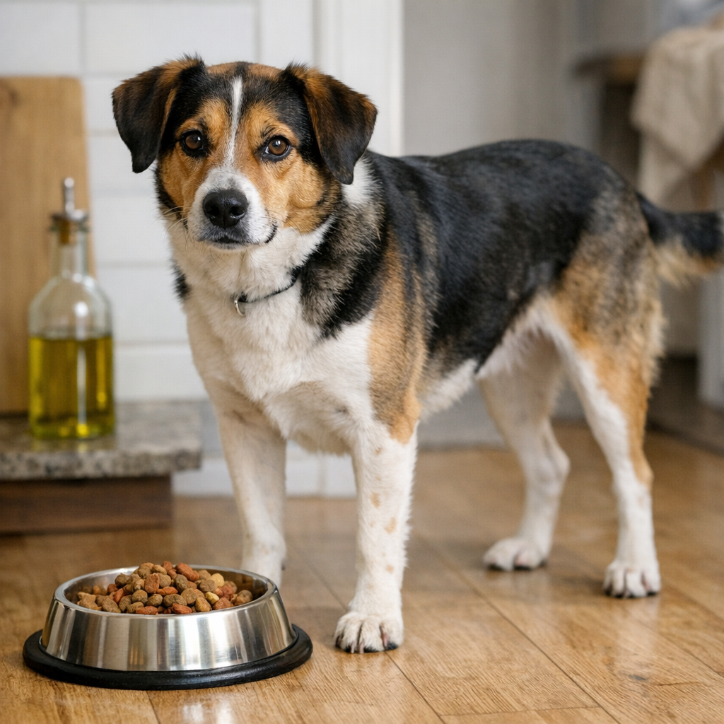 Un Chien constipé peut-il prendre de l’huile d’olive ?