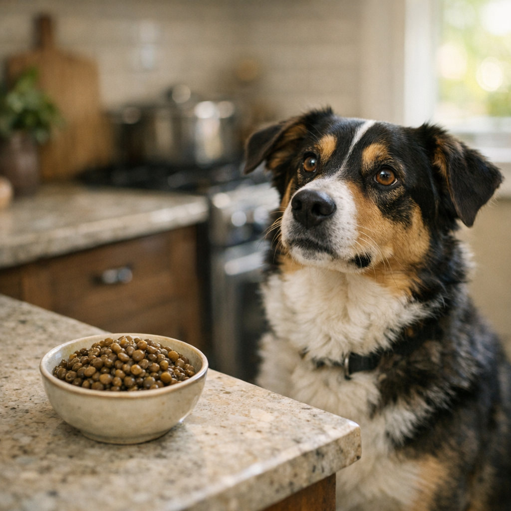 On peut donner des lentilles à un chien : les bons réflexes