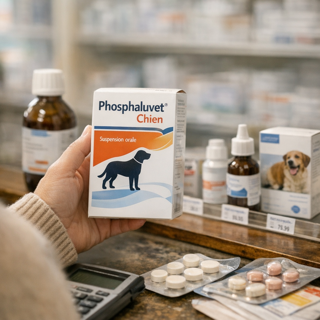 Prix, pharmacie et alternatives&nbsp;: combien coûte Phosphaluvet chien&nbsp;?