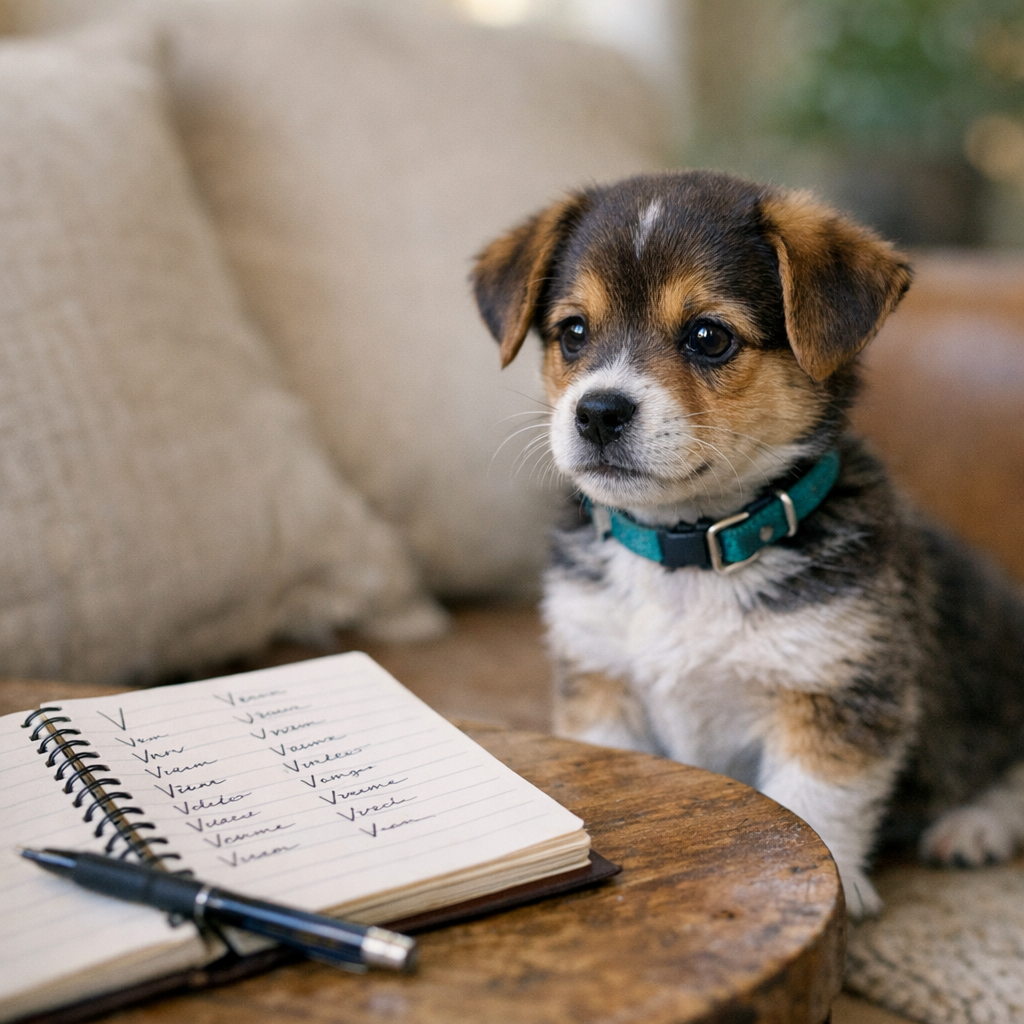 Trouver un prénom de chien en V : idées pour mâle et femelle