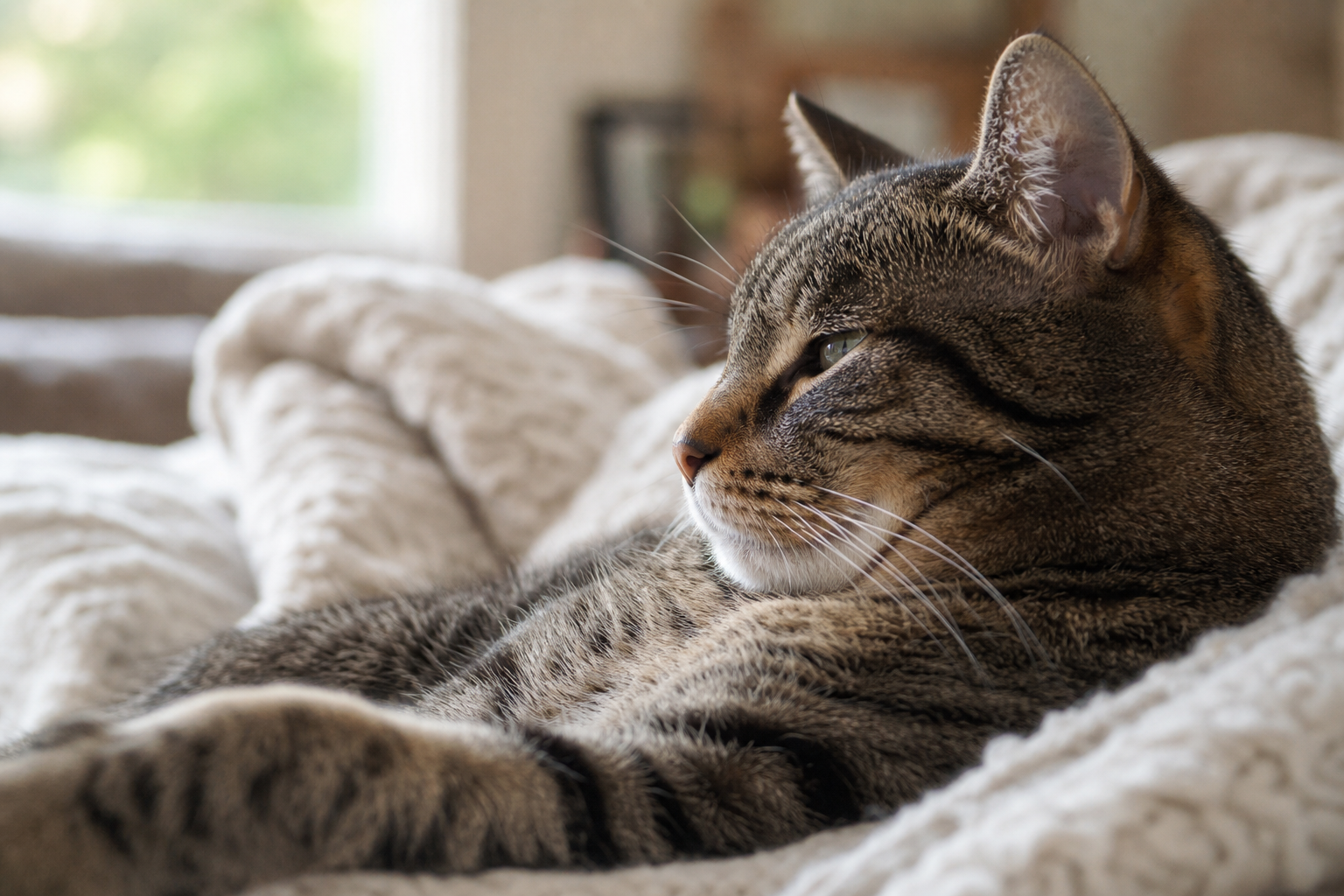 Que révèle le ronronnement du chat selon son contexte ?