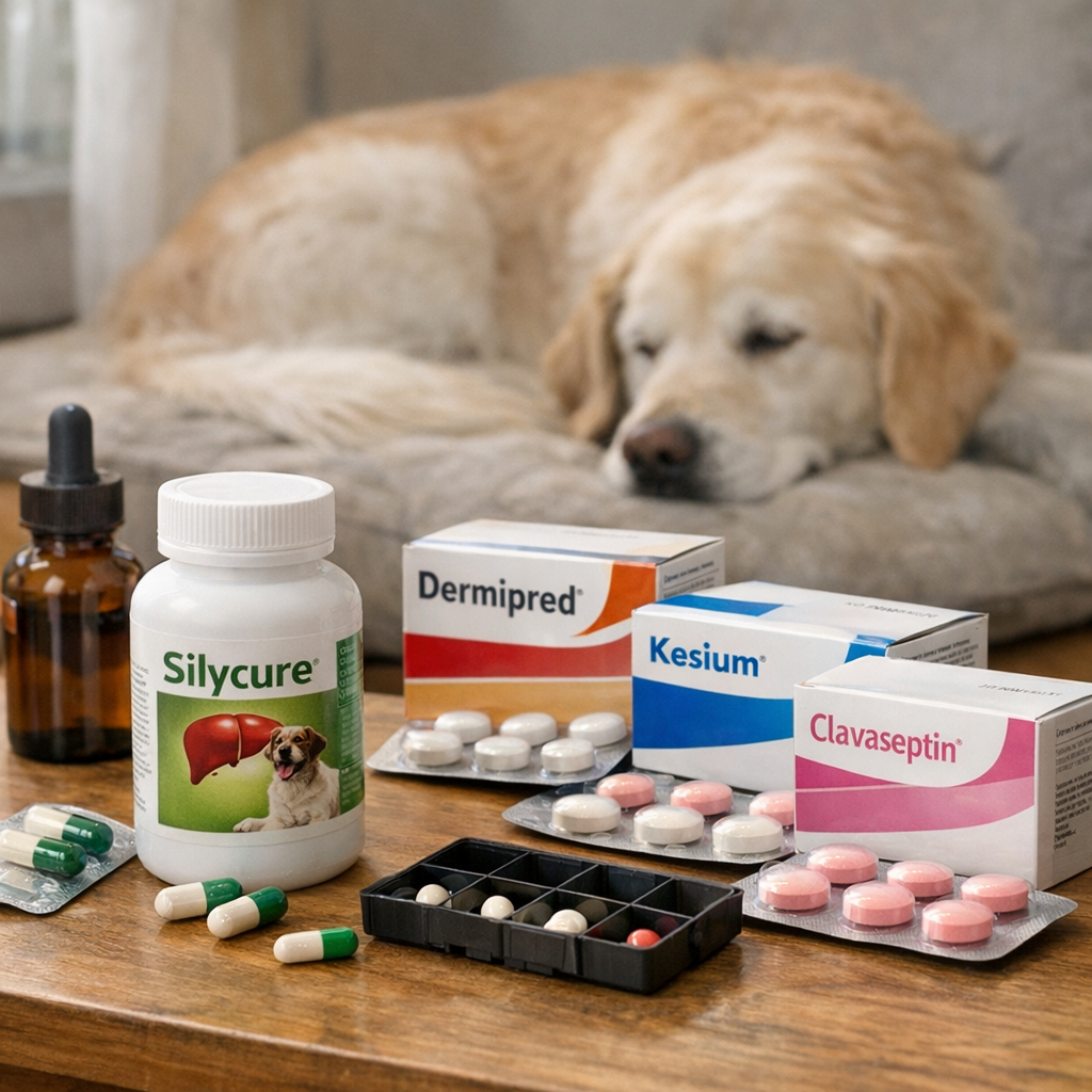 Dermipred, Kesium, Clavaseptin&nbsp;: ne pas confondre soutien hépatique et traitement prescrit