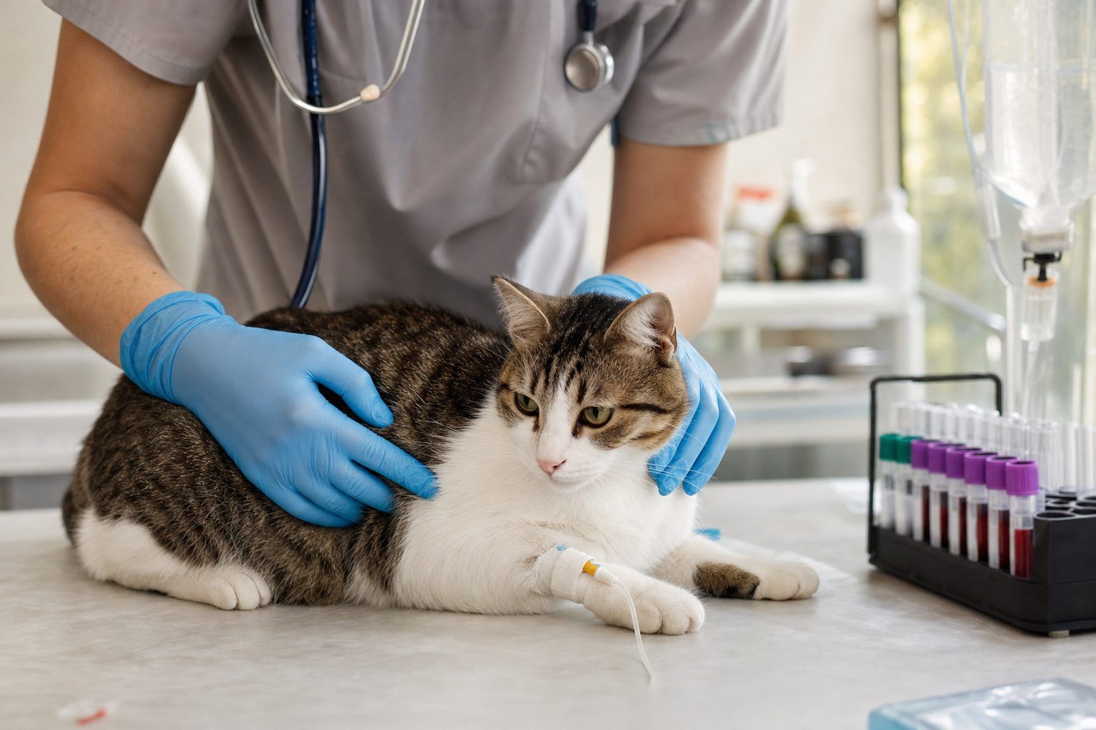 Comment le vétérinaire confirme-t-il un empoisonnement et le traite-t-il ?