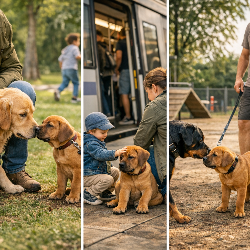 Socialiser un chiot Tosa : protocole positif sur 8 semaines