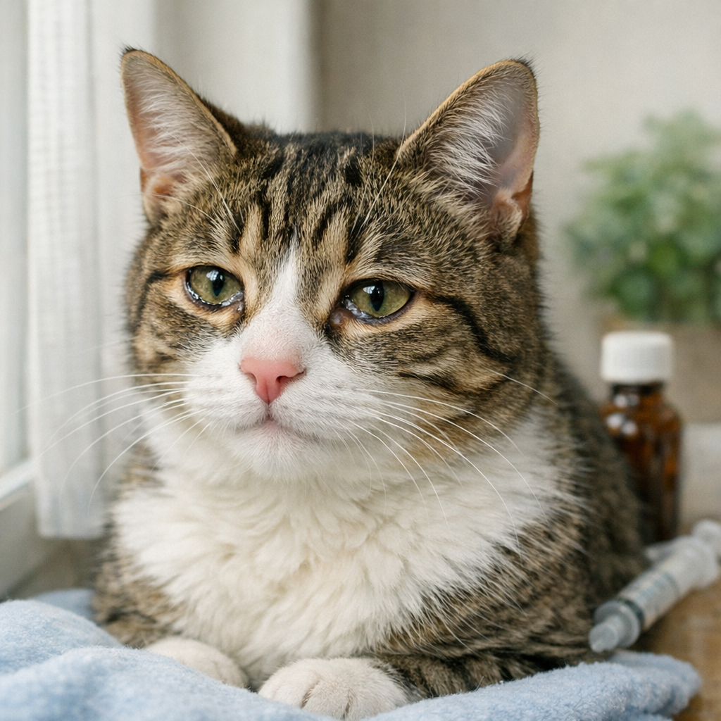 La troisième paupière du chat peut-elle révéler un coryza ?