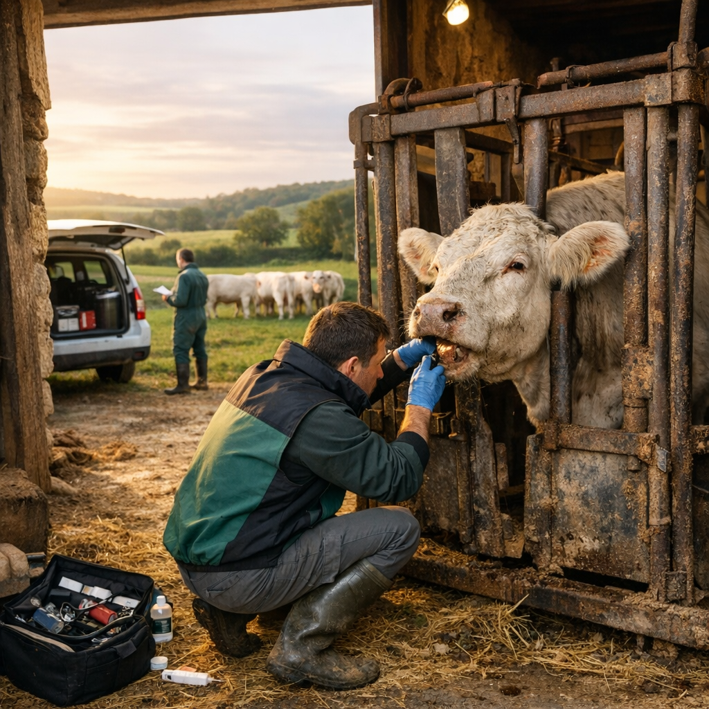 Urgence, garde et stage vétérinaire rural&nbsp;: les bons réflexes dans le Charolais