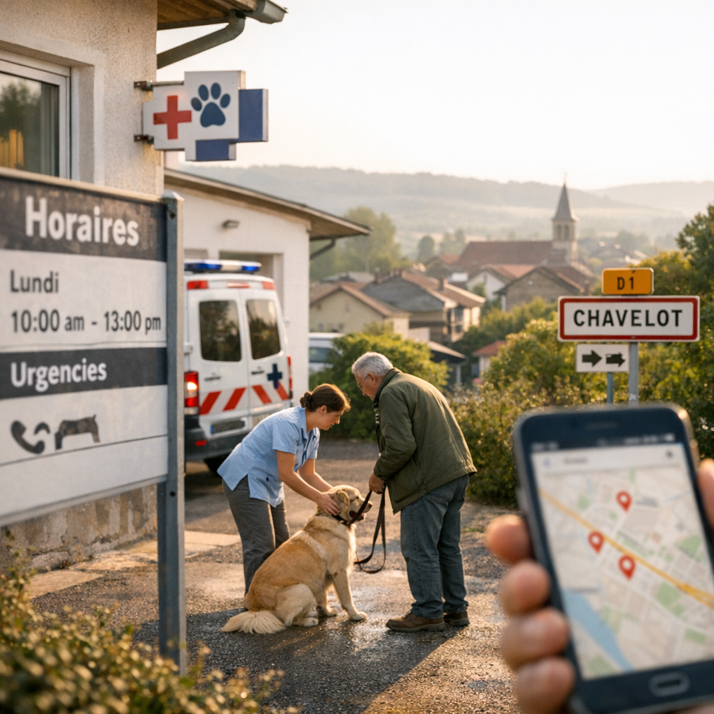 Horaires, urgences et vétérinaires à proximité de Chavelot