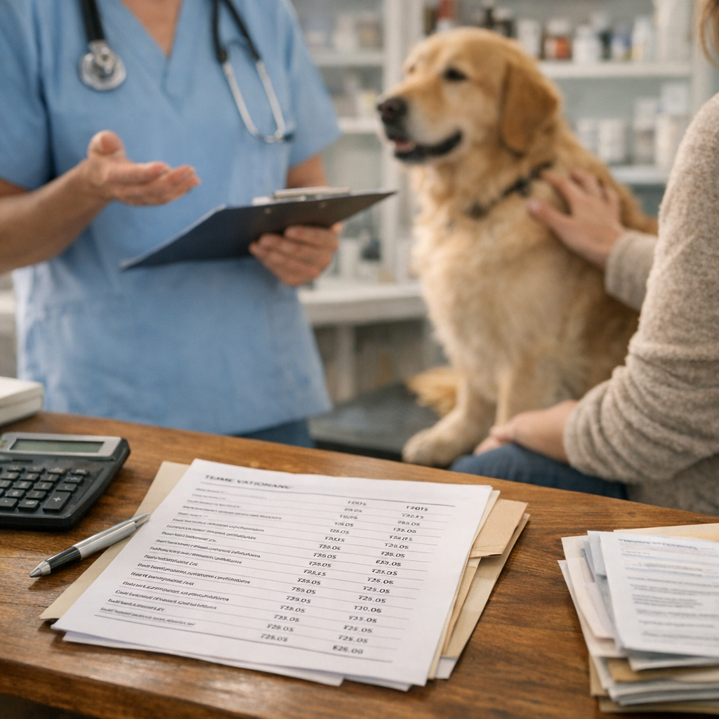 Tarifs vétérinaires&nbsp;: fourchettes nationales avant de demander un devis