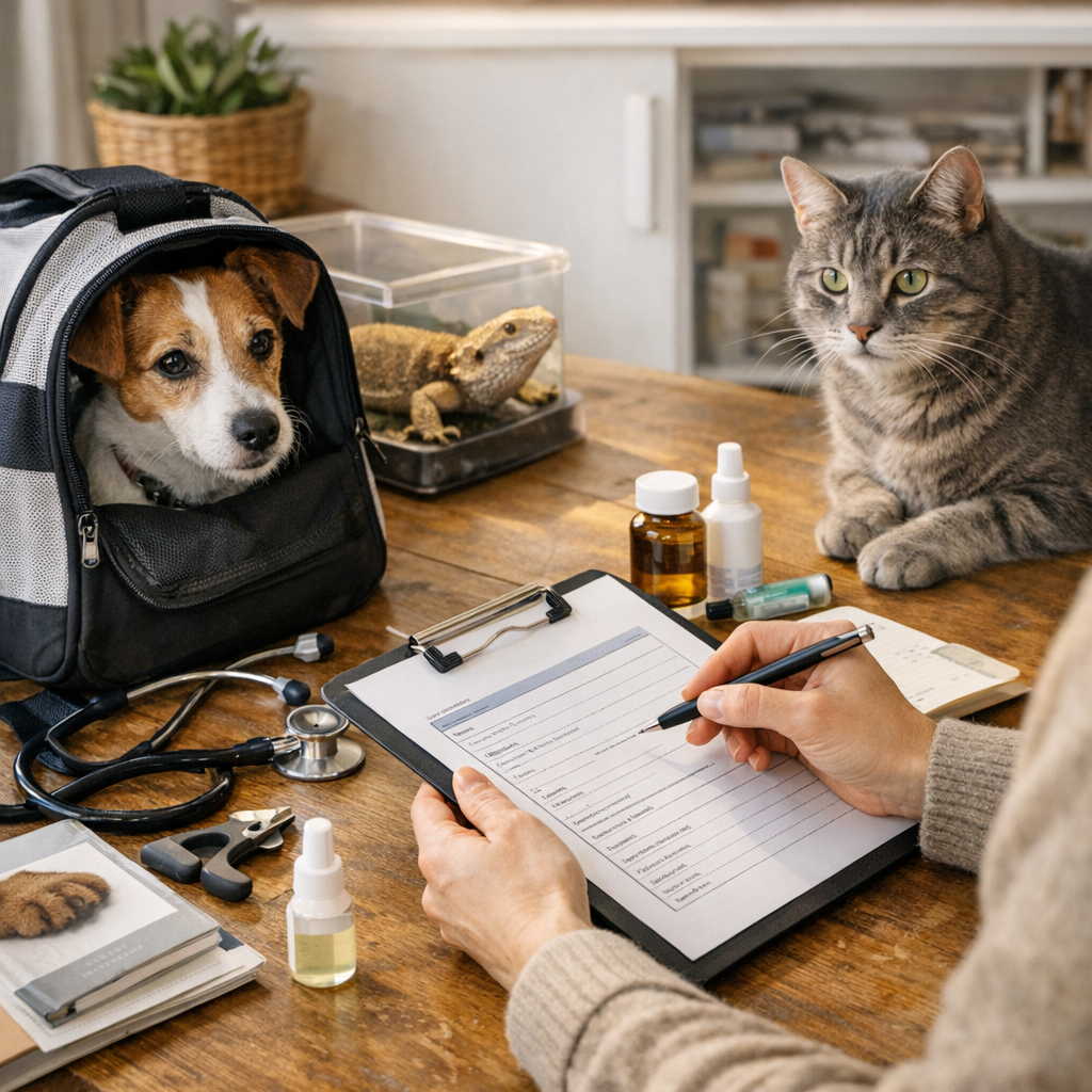 Préparer la consultation pour chien, chat ou NAC sans conseil médical hasardeux