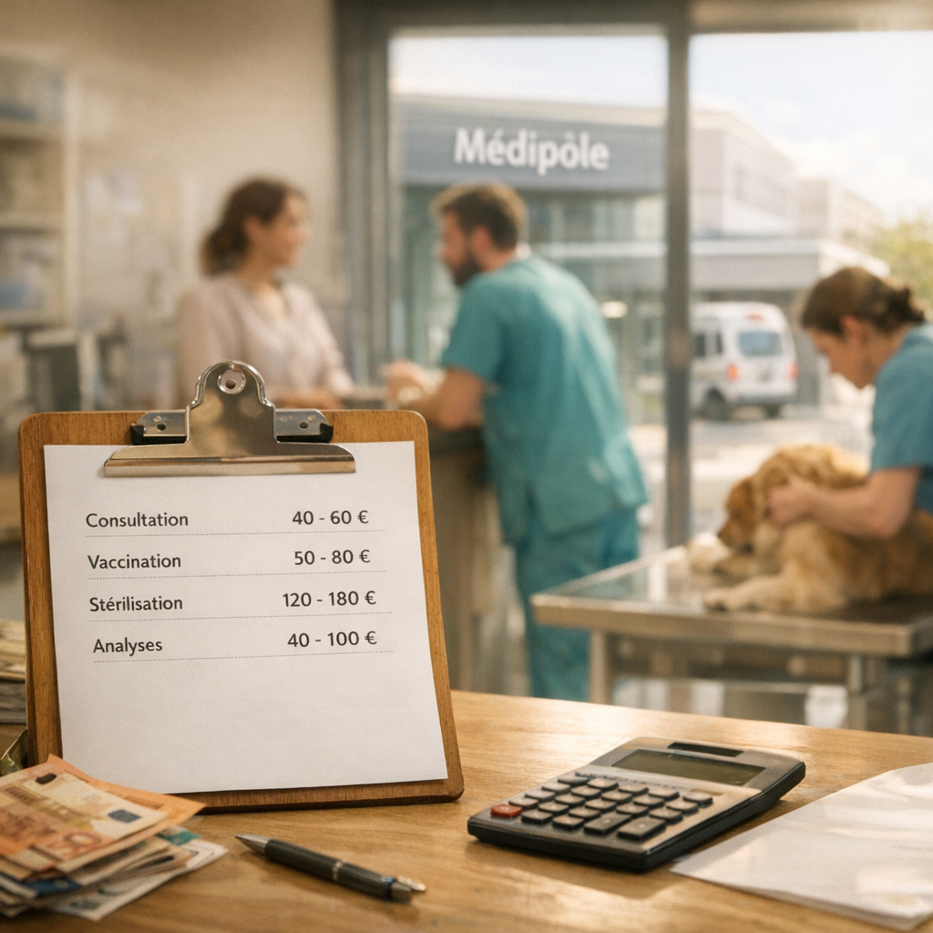 Prix vétérinaires&nbsp;: fourchettes utiles avant de se rendre au Médipôle