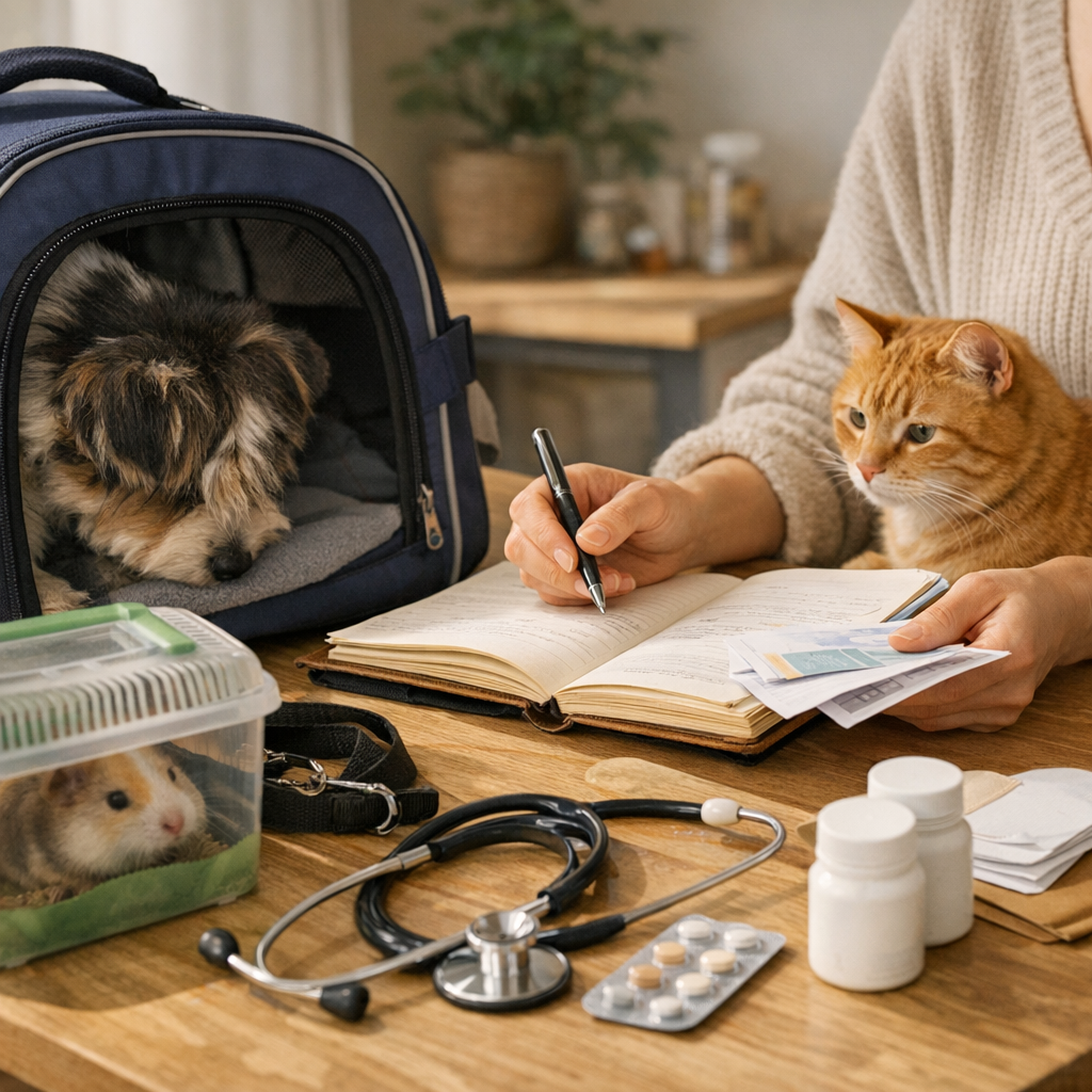 Préparer la consultation de votre chien, chat ou NAC