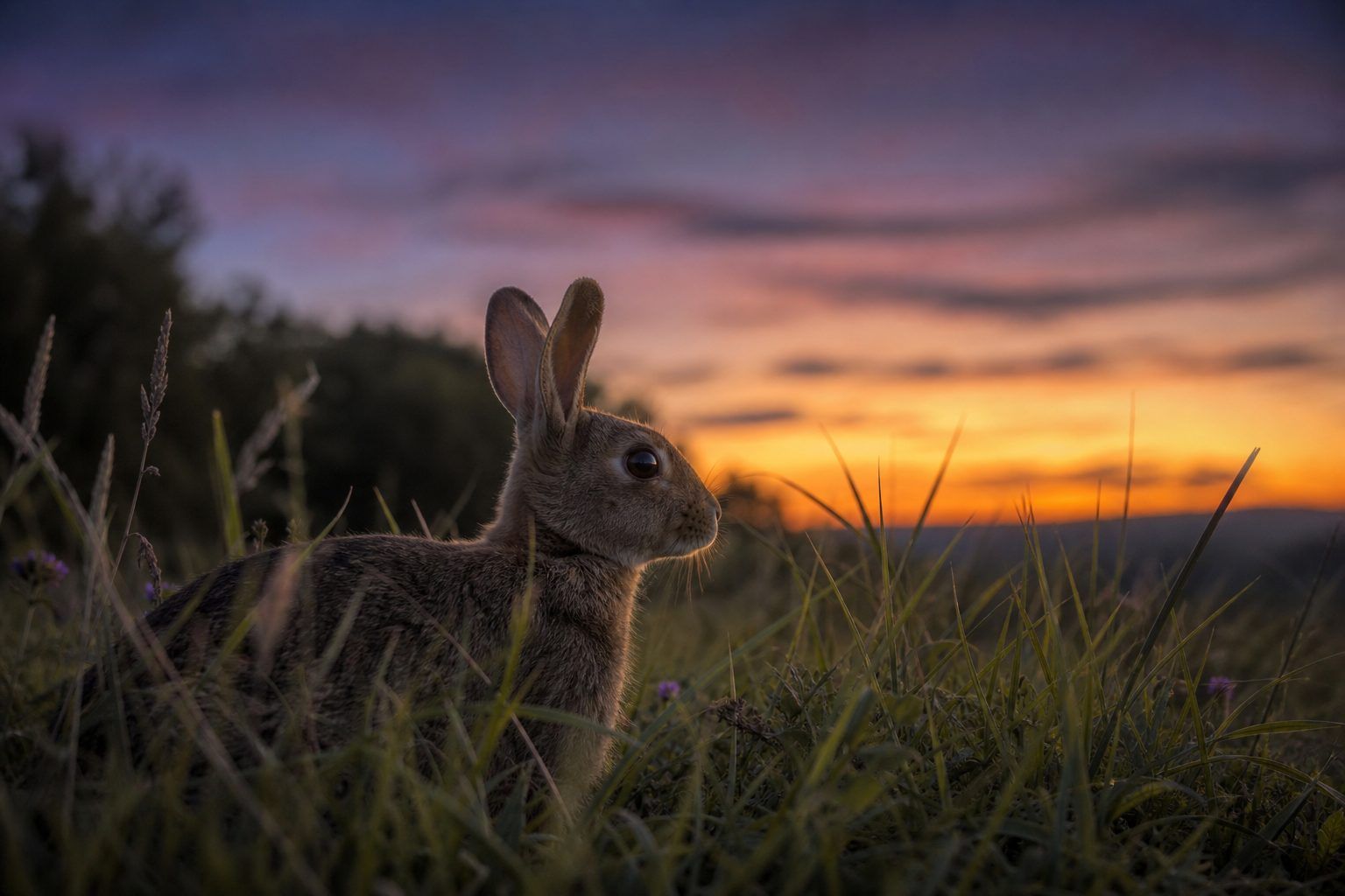 Comment voit le lapin la nuit et au crépuscule ?